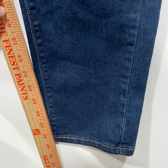 Levis 513 Slim Straight Jeans Mens 30x30 (31x29) Dark Wash Indigo Stretch NEW - Picture 3 of 9